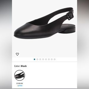 ECCO Women's Anine Sling Back Ballet Flat. Size 40.